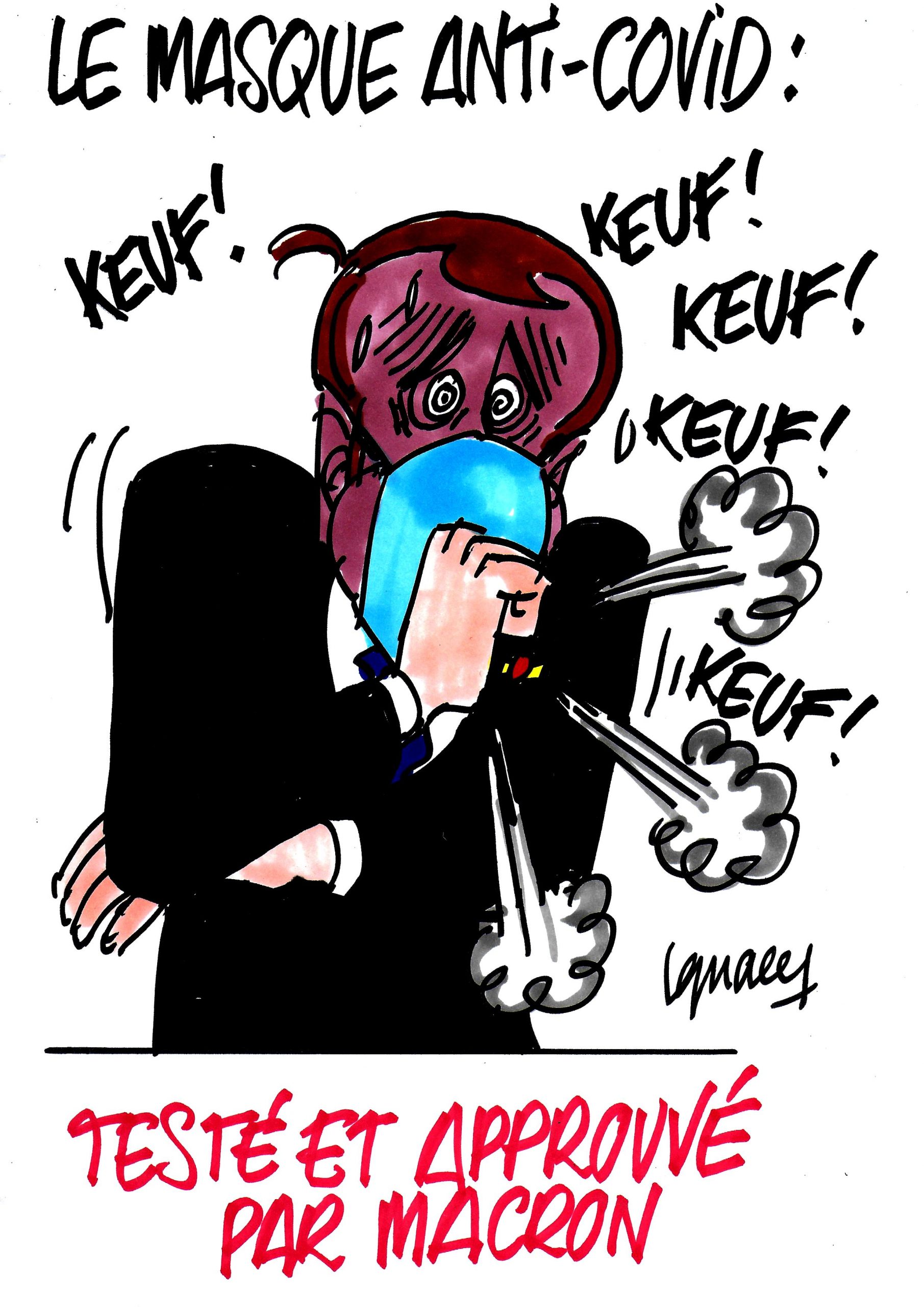 Ignace - Macron et le masque