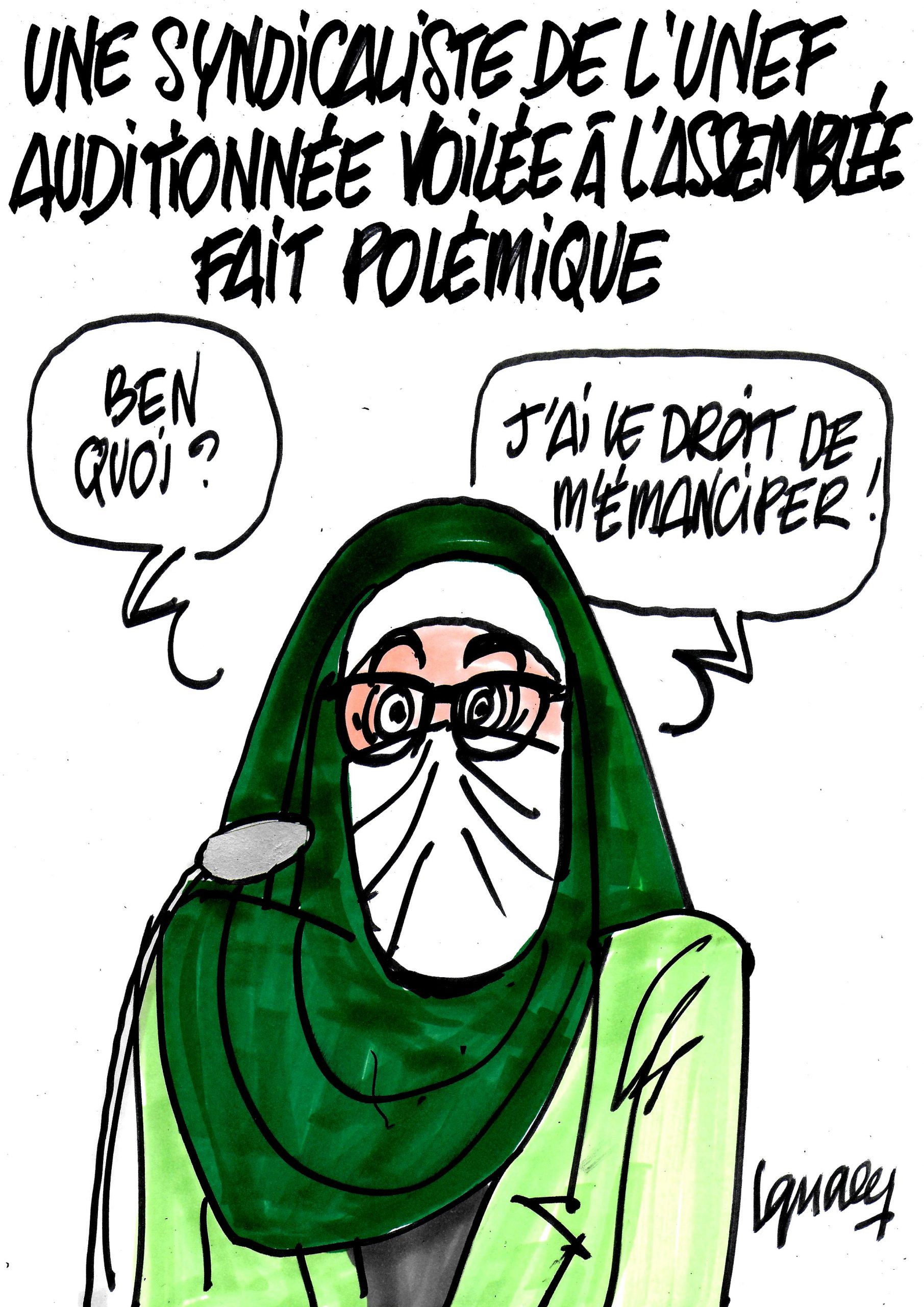 Ignace - Le voile s'invite à l'Assemblée