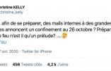 Christine Kelly révèle que des entreprises ont été averties d’un reconfinement pour le 26 octobre