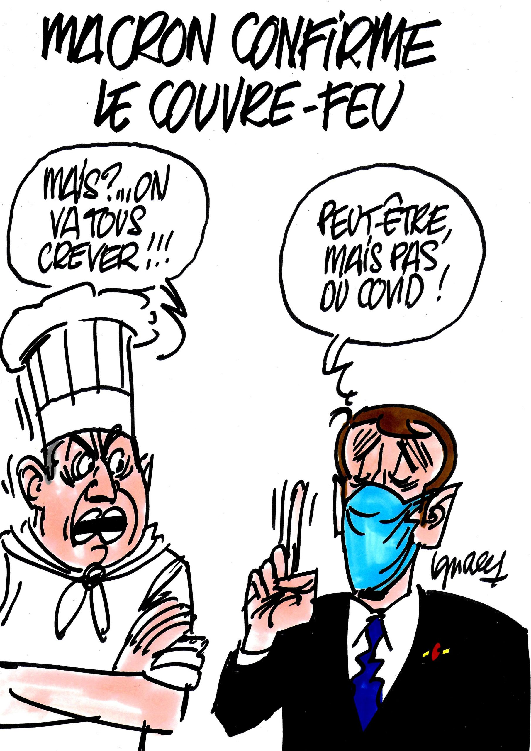 Ignace - Macron confirme le couvre-feu