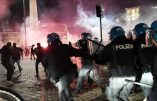 Rome – Manifestation contre le confinement réprimée par la police