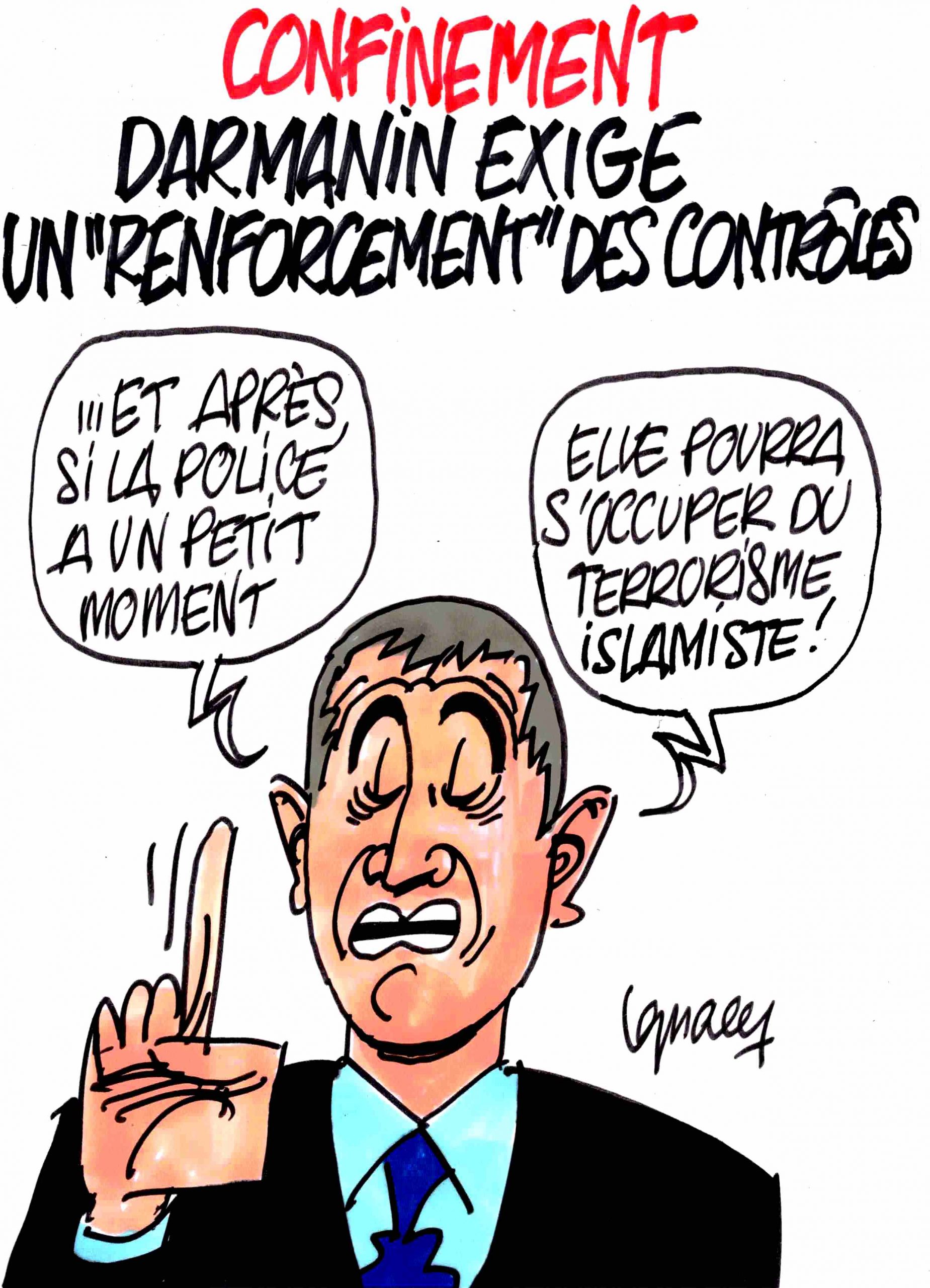 Ignace - Darmanin, le confinement et les contrôles renforcés