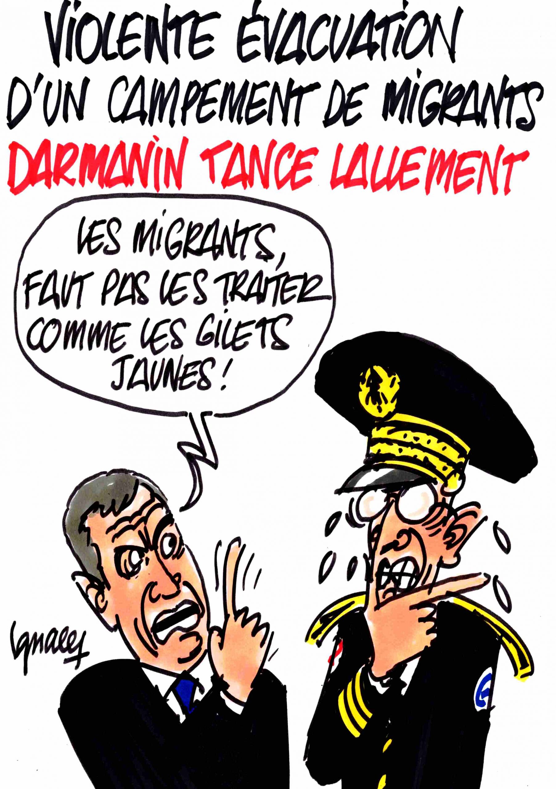 Ignace - Darmanin tance le préfet Lallement