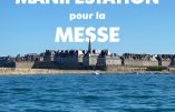 Manifestation à St Malo pour la messe le 15 novembre devant la cathédrale – Nous voulons la Messe