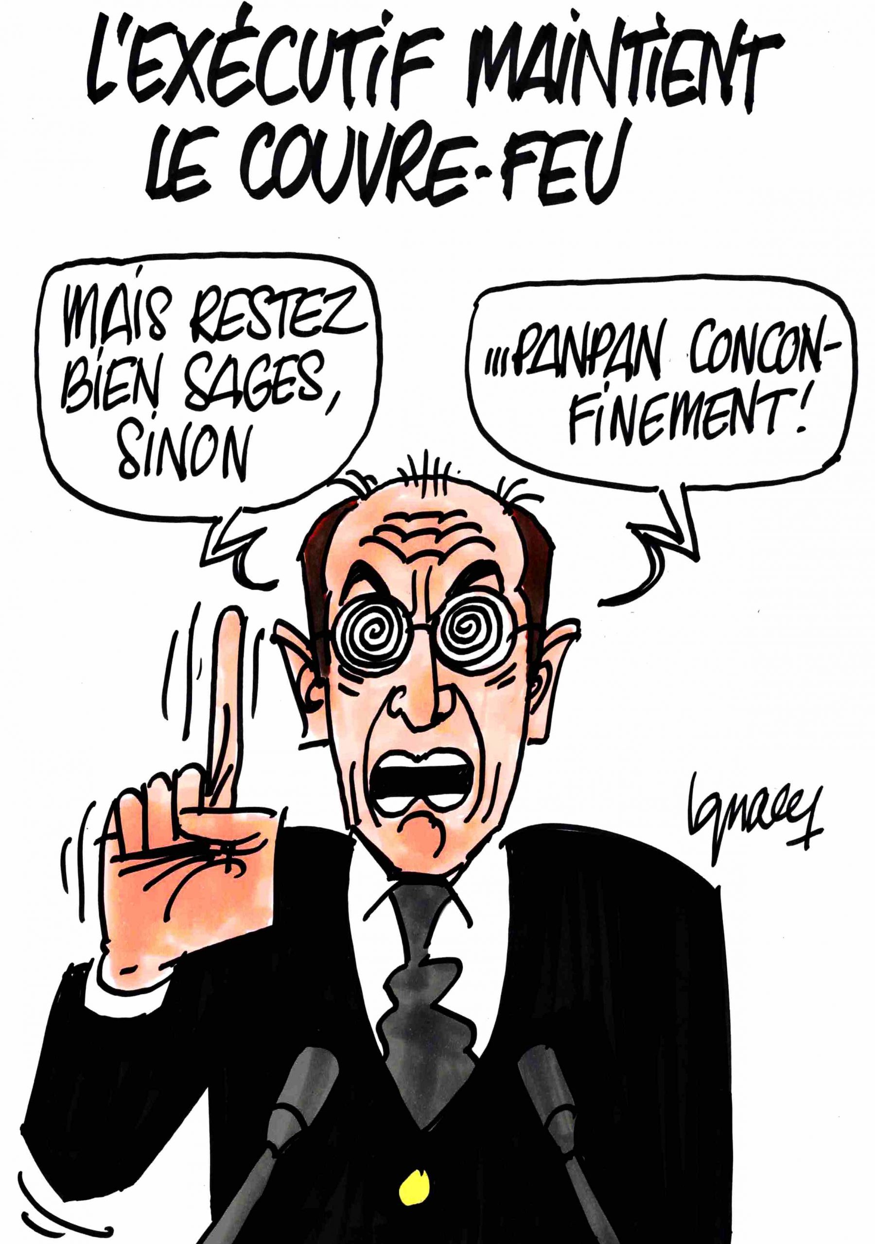 Ignace - L'exécutif reste sur le couvre-feu