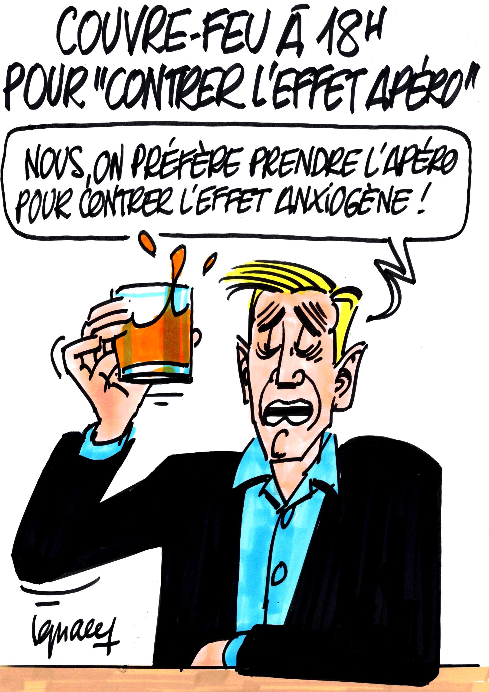 Ignace - Couvre-feu à 18h pour "contrer l'effet apéro"