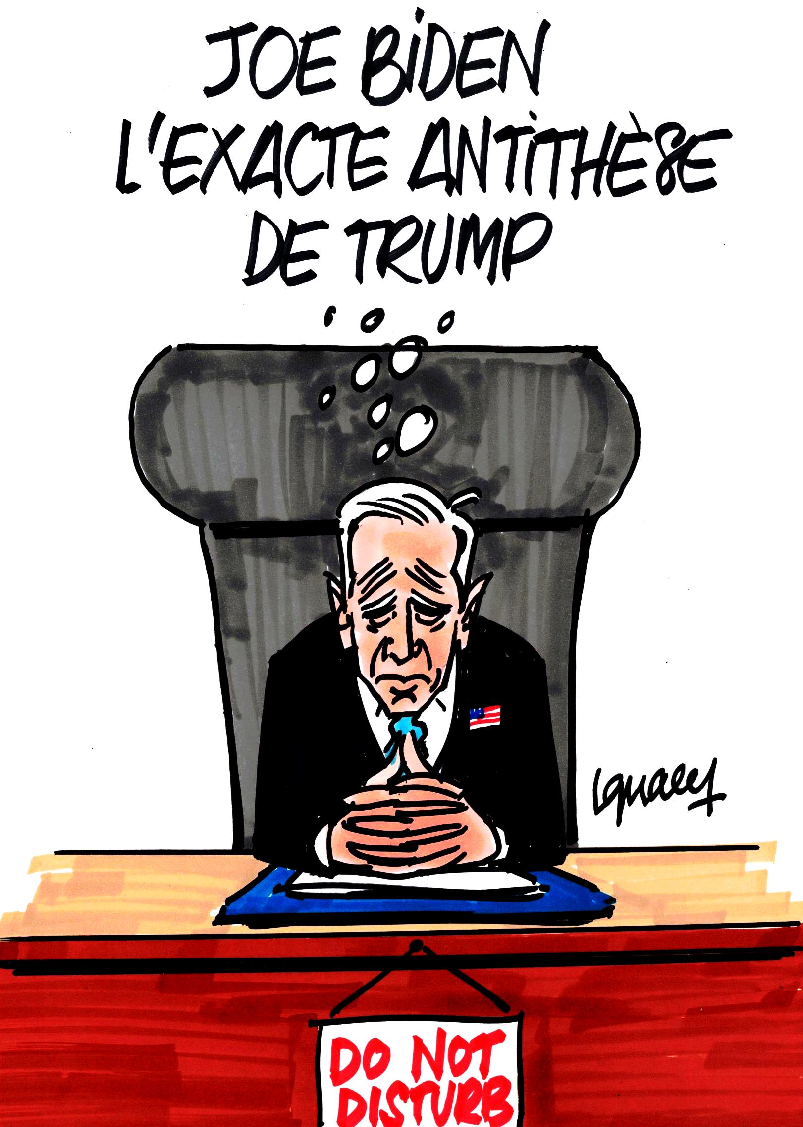 Ignace - Joe Biden, l'exacte antithèse de Trump