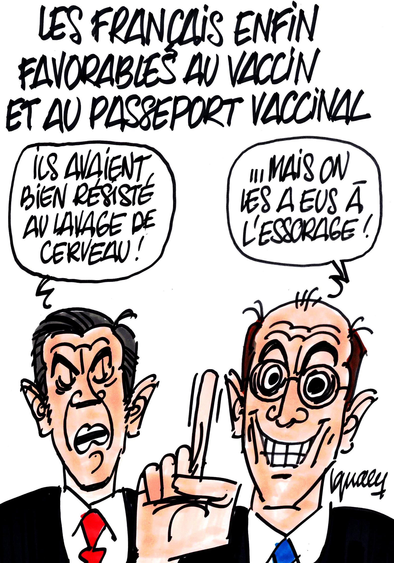 Ignace - Les Français valident le vaccin et le passeport vaccinal