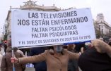 Des milliers de personnes manifestent à Madrid contre la dictature sanitaire