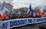 Reportage à la manifestation contre la dissolution de Génération Identitaire